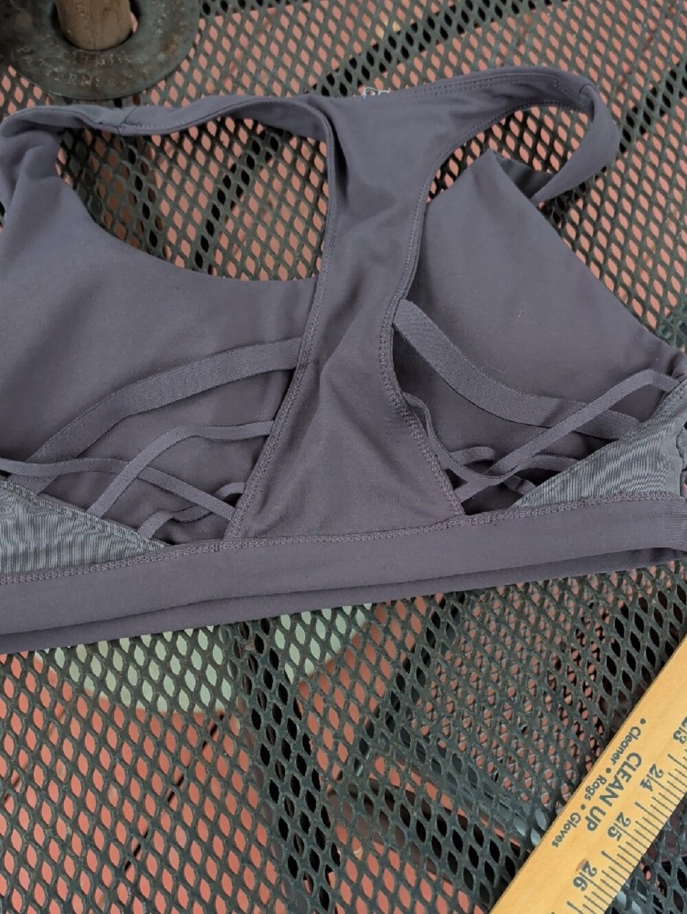 Fila Women's Racerback Sports Bra in Dark Charcoal - Picture 3 of 4